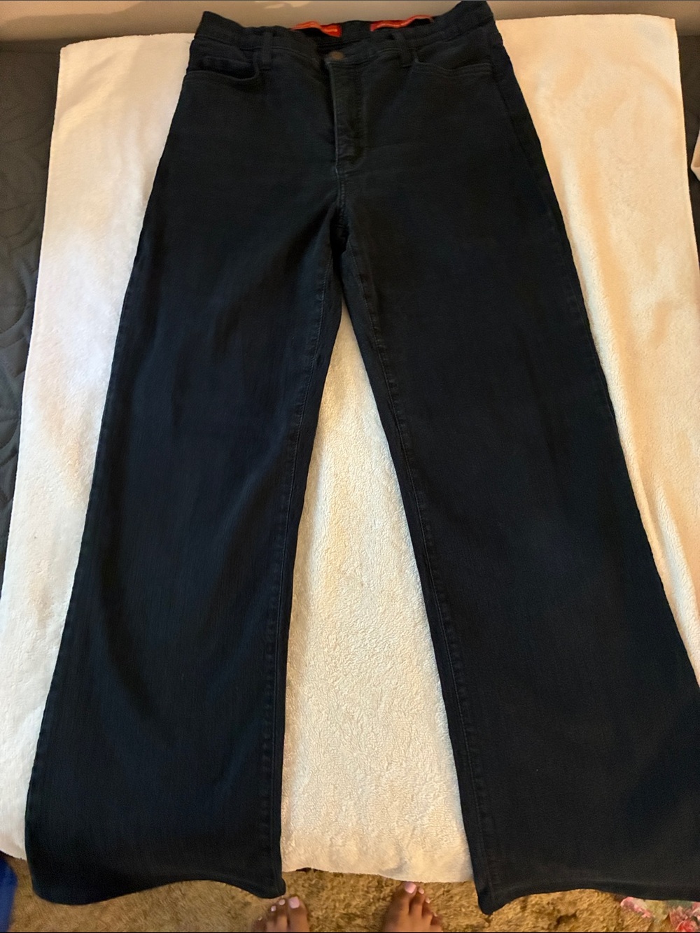 NYDJ Black High-Rise Tummy Tuck Jeans